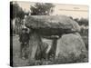 The Premier Dolmen De Mane- Kerioned, Seen from the Rear-null-Stretched Canvas