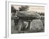 The Premier Dolmen De Mane- Kerioned, Seen from the Rear-null-Framed Photographic Print