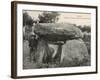 The Premier Dolmen De Mane- Kerioned, Seen from the Rear-null-Framed Photographic Print