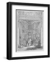 The Premises of Harvey and Son at No 9 Ludgate Hill, Ludgate Hill, City of London, 1845-William Alfred Delamotte-Framed Giclee Print