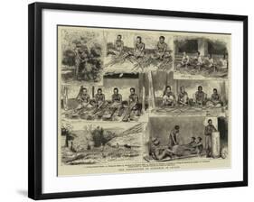 The Preparation of Cinnamon in Ceylon-null-Framed Giclee Print