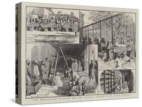 The Preparation of Opium for the Market, Scenes at an Opium Factory-null-Stretched Canvas