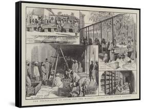 The Preparation of Opium for the Market, Scenes at an Opium Factory-null-Framed Stretched Canvas