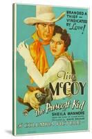 THE PRESCOTT KID, from left: Tim McCoy, Sheila Mannors (aka Sheila Bromley), 1934.-null-Stretched Canvas