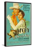 THE PRESCOTT KID, from left: Tim McCoy, Sheila Mannors (aka Sheila Bromley), 1934.-null-Framed Art Print