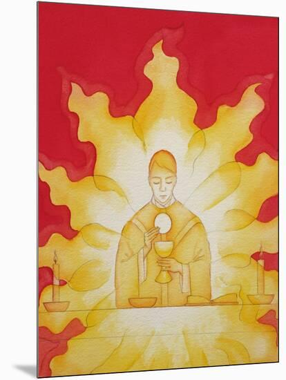 The Presence of Jesus Christ in the Holy Eucharist Is Like a Consuming Fire, 2003-Elizabeth Wang-Mounted Giclee Print