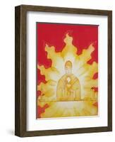 The Presence of Jesus Christ in the Holy Eucharist Is Like a Consuming Fire, 2003-Elizabeth Wang-Framed Giclee Print