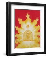 The Presence of Jesus Christ in the Holy Eucharist Is Like a Consuming Fire, 2003-Elizabeth Wang-Framed Giclee Print