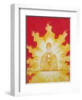 The Presence of Jesus Christ in the Holy Eucharist Is Like a Consuming Fire, 2003-Elizabeth Wang-Framed Giclee Print