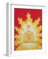 The Presence of Jesus Christ in the Holy Eucharist Is Like a Consuming Fire, 2003-Elizabeth Wang-Framed Giclee Print