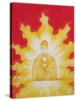 The Presence of Jesus Christ in the Holy Eucharist Is Like a Consuming Fire, 2003-Elizabeth Wang-Stretched Canvas