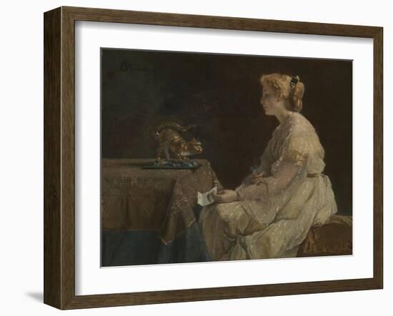 The Present, C. 1870-Alfred Stevens-Framed Giclee Print