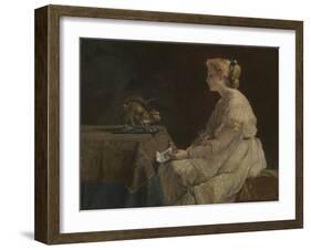 The Present, C. 1870-Alfred Stevens-Framed Giclee Print