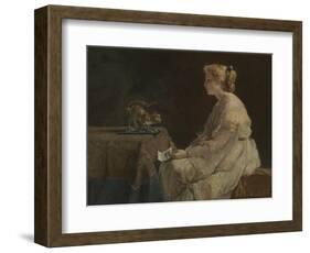 The Present, C. 1870-Alfred Stevens-Framed Giclee Print