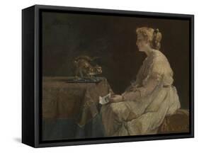 The Present, C. 1870-Alfred Stevens-Framed Stretched Canvas