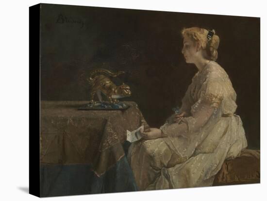 The Present, C. 1870-Alfred Stevens-Stretched Canvas