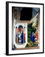 The Presentation at the Temple and the Flight into Egypt, 1394-1399-Melchior Broederlam-Framed Giclee Print