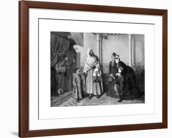 The Presentation, English Ladies Visiting a Moor's House, 1875-John Bagnold Burgess-Framed Giclee Print