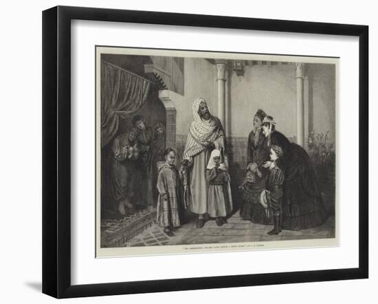The Presentation, English Ladies Visiting a Moor's House-John-bagnold Burgess-Framed Giclee Print