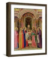 The Presentation in the Temple, 1342-Ambrogio Lorenzetti-Framed Giclee Print