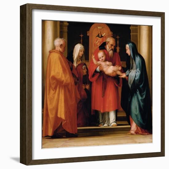 The Presentation in the Temple, 1516-Fra Bartolommeo-Framed Giclee Print