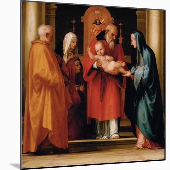 The Presentation in the Temple, 1516-Fra Bartolommeo-Mounted Giclee Print