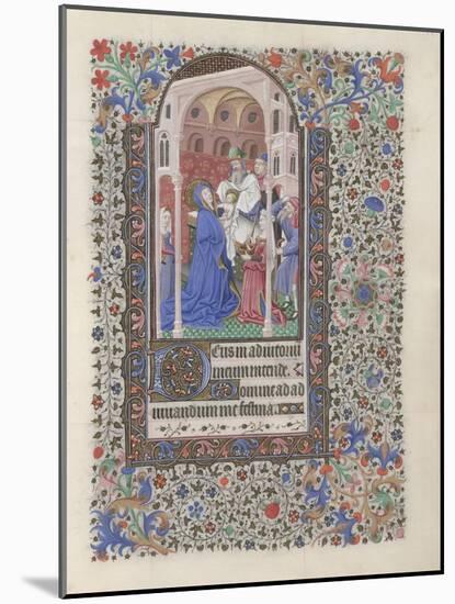 The Presentation in the Temple (Book of Hour), 1440-1460-null-Mounted Giclee Print