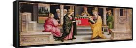 The Presentation in the Temple, C.1510-Pietro Perugino-Framed Stretched Canvas