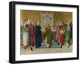 The Presentation in the Temple, Ca 1470-null-Framed Giclee Print