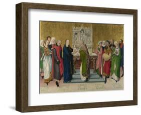 The Presentation in the Temple, Ca 1470-null-Framed Giclee Print