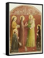The Presentation in the Temple, from a Series of Prints Made by the Arundel Society-Fra Angelico-Framed Stretched Canvas
