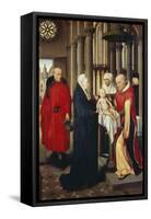 The Presentation in the Temple, Right Wing of Triptych: Adoration of the Magi, 1479-80-Hans Memling-Framed Stretched Canvas