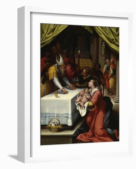 The Presentation in the Temple-Denys Calvaert-Framed Giclee Print