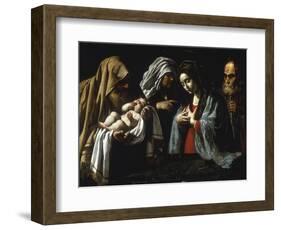 The Presentation in the Temple-Caravaggio-Framed Giclee Print