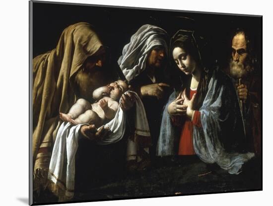 The Presentation in the Temple-Caravaggio-Mounted Giclee Print