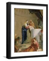 The Presentation in the Temple-Sebastien Bourdon-Framed Giclee Print