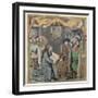 The Presentation of a Book to a Lord (Vellum)-Master of the St. Bartholomew Altarpiece-Framed Giclee Print