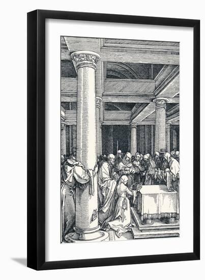 The Presentation of Christ in the Temple, 1506-Albrecht Dürer-Framed Giclee Print