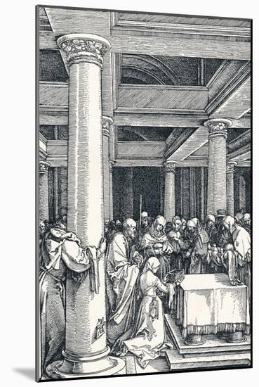 The Presentation of Christ in the Temple, 1506-Albrecht Dürer-Mounted Giclee Print