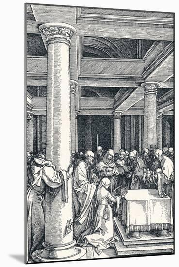 The Presentation of Christ in the Temple, 1506-Albrecht Dürer-Mounted Giclee Print