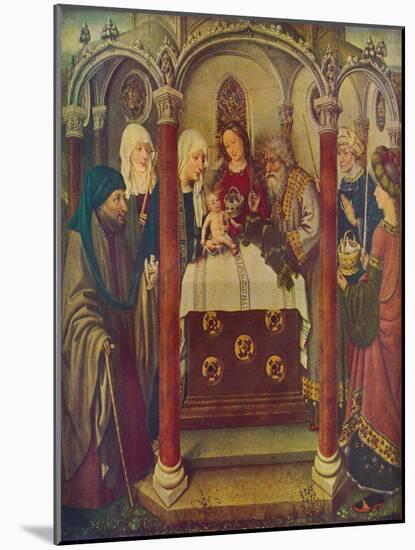 'The Presentation of Christ in the Temple', 15th century-Jacques Daret-Mounted Giclee Print