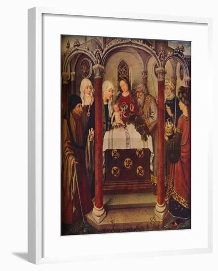 'The Presentation of Christ in the Temple: An altar-piece,' c1434-Jacques Daret-Framed Giclee Print