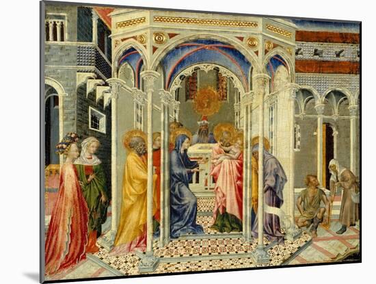 The Presentation of Christ in the Temple, c.1435-Giovanni di Paolo di Grazia-Mounted Giclee Print