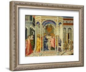 The Presentation of Christ in the Temple, c.1435-Giovanni di Paolo di Grazia-Framed Giclee Print