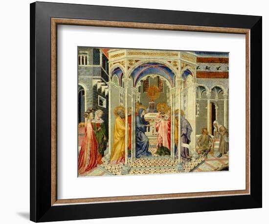 The Presentation of Christ in the Temple, c.1435-Giovanni di Paolo di Grazia-Framed Giclee Print