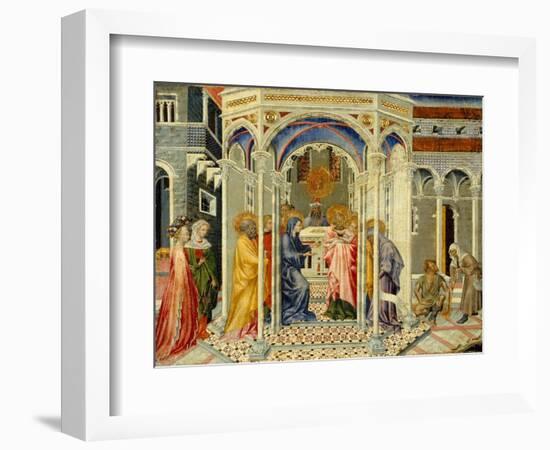 The Presentation of Christ in the Temple, c.1435-Giovanni di Paolo di Grazia-Framed Giclee Print