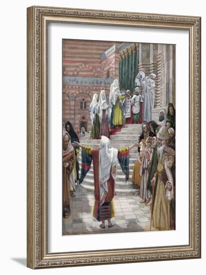 The Presentation of Christ in the Temple, Illustration for 'The Life of Christ', C.1886-94-James Tissot-Framed Giclee Print