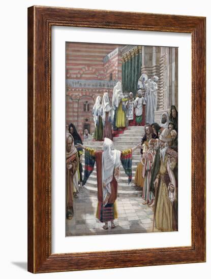 The Presentation of Christ in the Temple, Illustration for 'The Life of Christ', C.1886-94-James Tissot-Framed Giclee Print