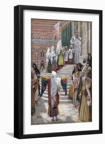 The Presentation of Christ in the Temple, Illustration for 'The Life of Christ', C.1886-94-James Tissot-Framed Giclee Print