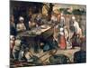 The Presentation of Gifts, C1584-1638-Pieter Brueghel the Younger-Mounted Giclee Print